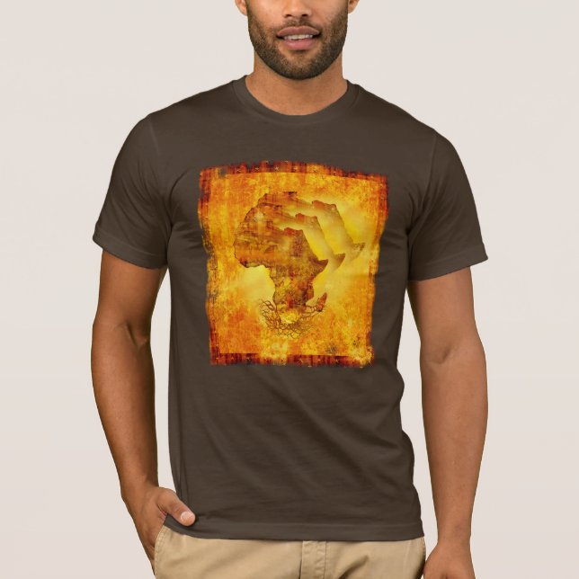 Wurzeln eines afrikanische Dämmerungs-Afrika T-Shirt (Vorderseite)