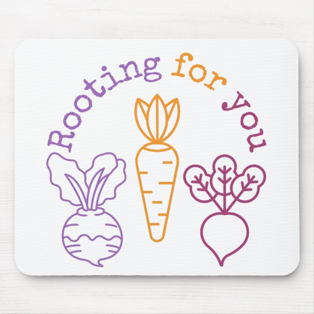 Wurzeln für dich mousepad (Vorne)