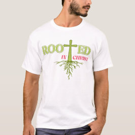 Wurzeln in Christus Christliches Glaube Shirt