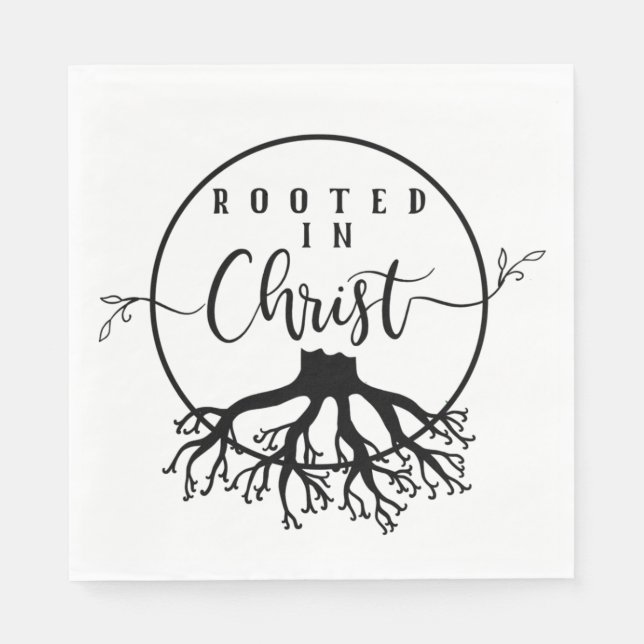 Wurzeln in Christus Serviette (Vorderseite)