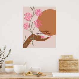 Wurzeln in den Segen der Antike: Schwarze Hand Kun Poster