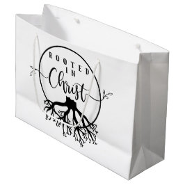 Wurzeln in der christlichen Geschenktasche Große Geschenktüte
