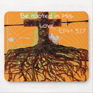 Wurzeln in seiner Liebe Mousepad