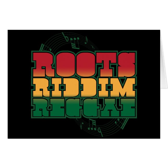 Wurzeln Riddim Reggae (Vorderseite (Horizontal))