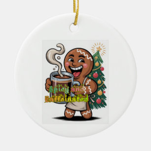 Würzig und Koffeinhaltig Keramik Ornament