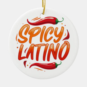 würzige Latino-Weltordnung Keramik Ornament