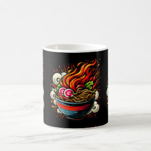Würzige Ramen Japanische Nudel-Straßenkunst Kaffeetasse