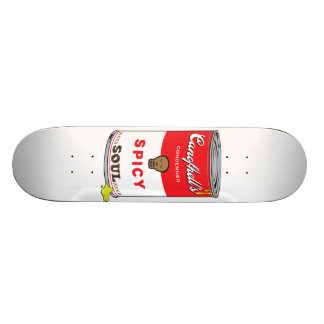Würzige Soul-Pop-Kunst-Druck-Plattform Skateboard
