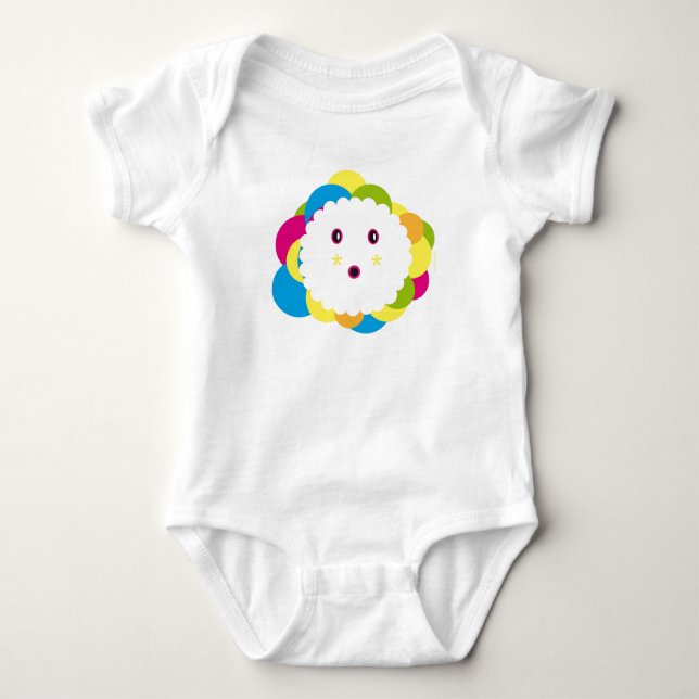 Wuschel Design Baby Strampler (Vorderseite)