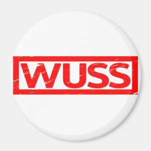 Wuss Briefmarke Magnet