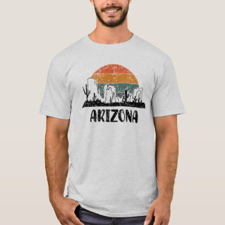 Wüste Arizona Retro Sunset Men T-Shirt