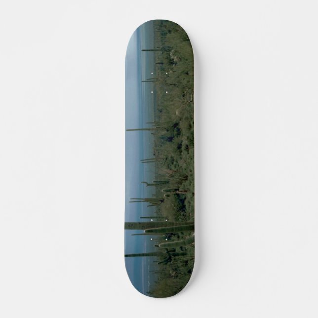 Wüste Arizona und Kakteen Skateboard (Vorne)
