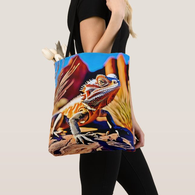 Wüste Bartded Dragon Tasche (Von Nahem)