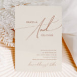 Wüste | Beige Lässige Hochzeit Einladung<br><div class="desc">Diese Wüste | Beige lässige Hochzeitseinladung ist perfekt für Ihre schlichte rustikale Western beige und terracotta Erde Töne Hochzeit. Die ohrenneutrale Boho-Farbpalette ist Vintag im Südwesten mit modernem Retro-Ambiente. Das Drehbuch ist eine delikate minimalistische handgeschriebene Kalligraphie, die ziemlich elegant und romantisch ist. Das Produkt ist bearbeitbar und hat viel Leerraum,...</div>