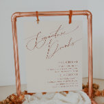 Wüste | Beige Unterschrift Drinks Unterschrift Poster<br><div class="desc">Diese Wüste | Das beige Getränkeschild eignet sich perfekt für Ihre Hochzeit in Beige- und Terrakotta-Erdtönen in rustikalen Western. Die ohrenneutrale Boho-Farbpalette ist Vintag im Südwesten mit modernem Retro-Ambiente. Das Drehbuch ist eine delikate minimalistische handgeschriebene Kalligraphie, die ziemlich elegant und romantisch ist. Das Produkt ist bearbeitbar und hat viel Leerraum,...</div>