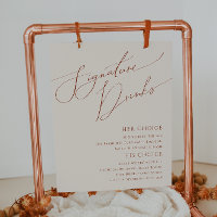 Wüste | Beige Unterschrift Drinks Unterschrift