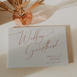Wüste | Beige Wedding Guestbook Gästebuch