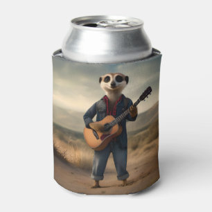 Wüste Blues: Denim Guitar Jam von Meerkat, Dosenkühler