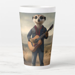 Wüste Blues: Denim Guitar Jam von Meerkat, Milchtasse