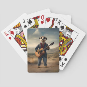 Wüste Blues: Denim Guitar Jam von Meerkat, Spielkarten