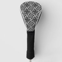 Wüste Blume in Gray Golf Head Cover