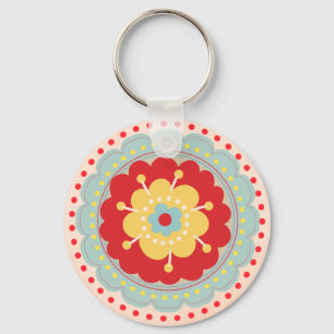 Wüste Blume Schlüsselanhänger