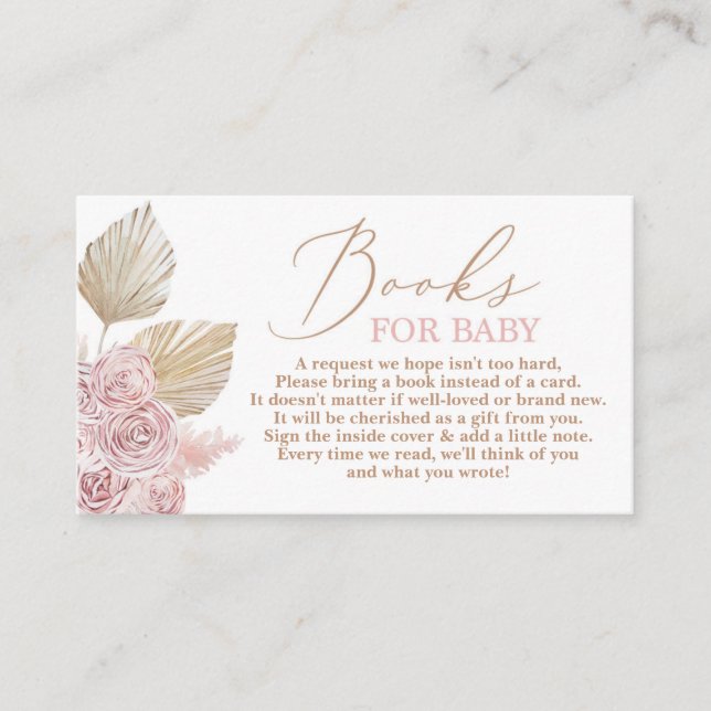 Wüste bringt eine Buchkarte mit Begleitkarte (Vorderseite)