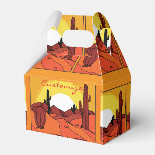 Wüste Cactus Sunset Thunder_Cove Geschenkschachtel
