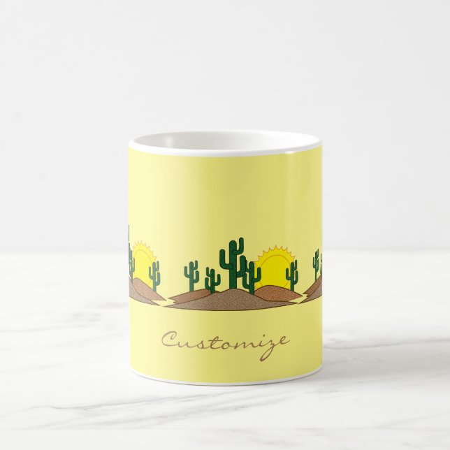 Wüste Cactus Sunset Thunder_Cove Kaffeetasse (Mittel)