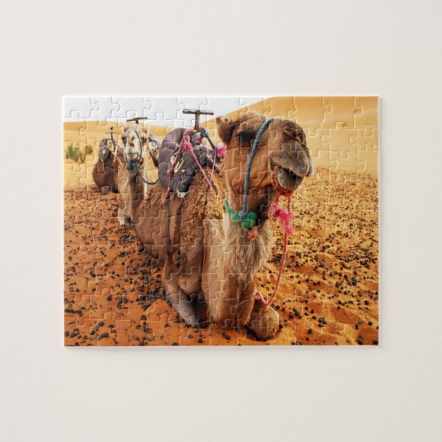 Wüste Camels Jigsaw Puzzle (Horizontal)