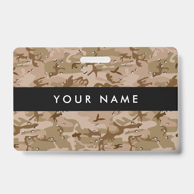 Wüste Camouflage Kies, Militär, Armee Ausweis (Vorderseite)