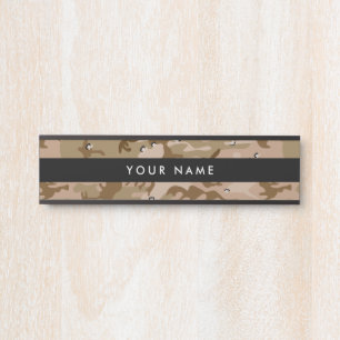 Wüste Camouflage Kies, Militär, Armee Türschild