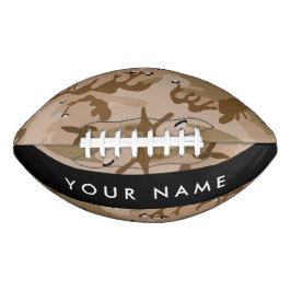 Wüste Camouflage Kieselsteine, Ihr Name, personali Football