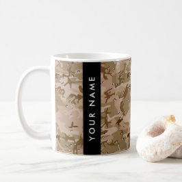 Wüste Camouflage Kieselsteine, Ihr Name, personali Kaffeetasse