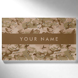 Wüste Camouflage Kieselsteine, Ihr Name, personali Namenschild