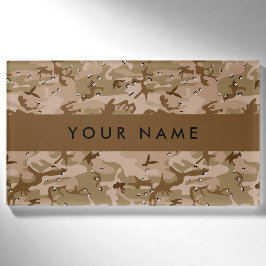 Wüste Camouflage Kieselsteine, Ihr Name, personali Namenschild