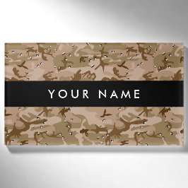 Wüste Camouflage Kieselsteine, Ihr Name, personali Namenschild