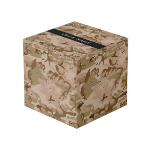 Wüste Camouflage Kieselsteine, Ihr Name, personali Würfel