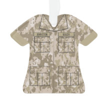 Wüste Camouflage Militärischer Personalisierter Be