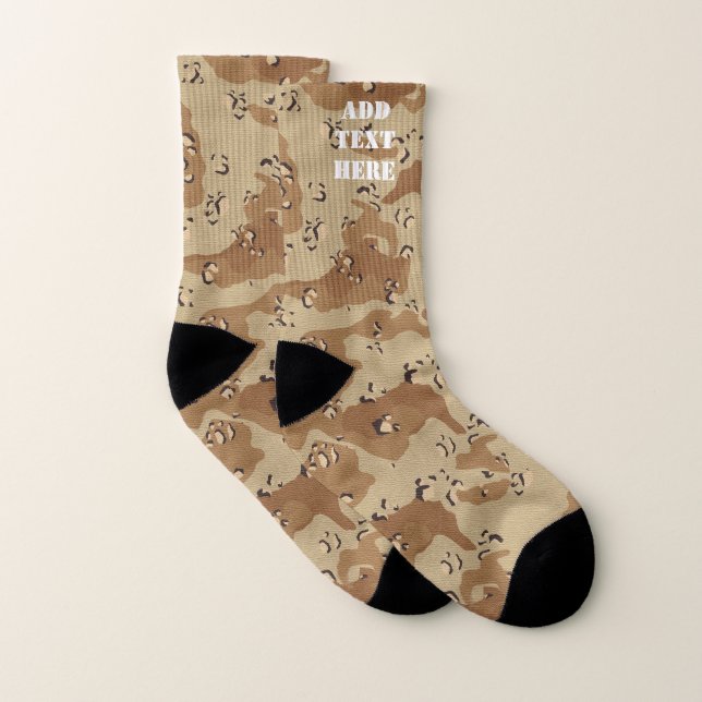 Wüste Camouflage Militärmuster Socken (Paar)