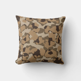 Wüste Camouflage Pattern Kissen