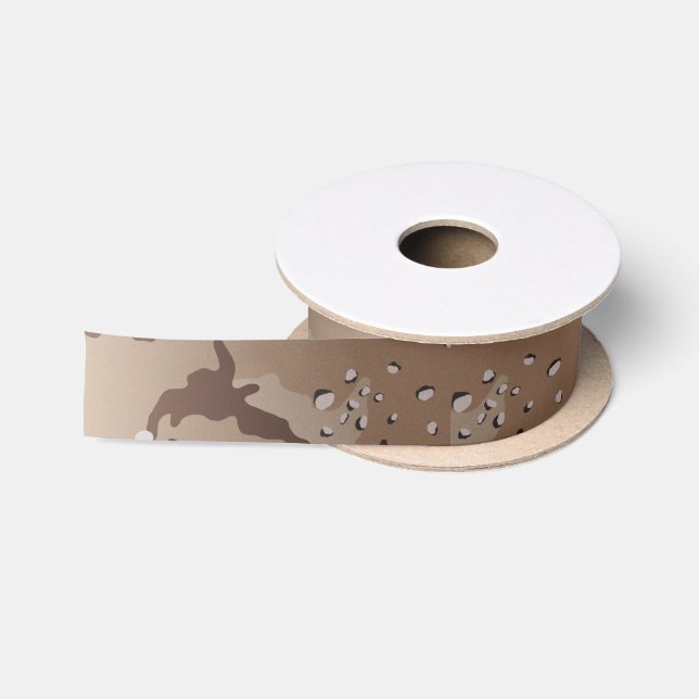 Wüste Camouflage Satin Ribbon Satinband (Spule)