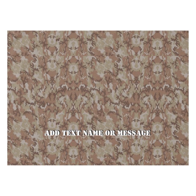 Wüste der Wälder Militärische Camouflage Tischdecke (Vorderseite (Horizontal))