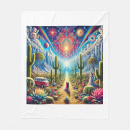 Wüste Dreamscape: Oase unendlicher Wunder Fleecedecke