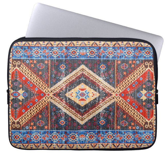 Wüste Echoes: Südwestliches Boho-Erbe Laptopschutzhülle (Vorderseite)