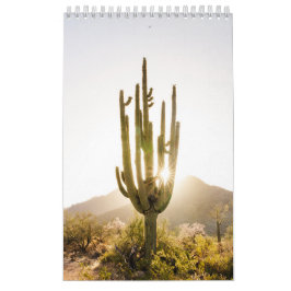 Wüste-Foto-Geschenk mit Kaktus Kalender