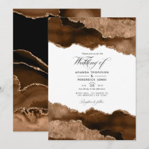 Wüste Gold Agate Watercolor Hochzeit