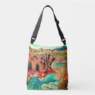 Wüste Mermaid Crossbody Bag Tragetaschen Mit Langen Trägern