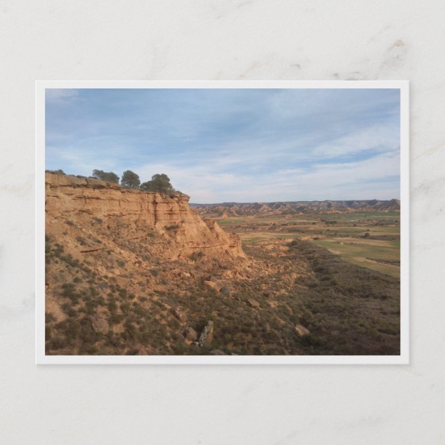 Wüste Monegros (Spanien) Postkarte (Vorderseite)