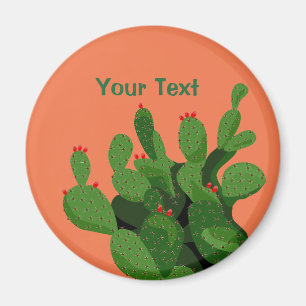 Wüste Prickly Pear Arizona Custom Magnet